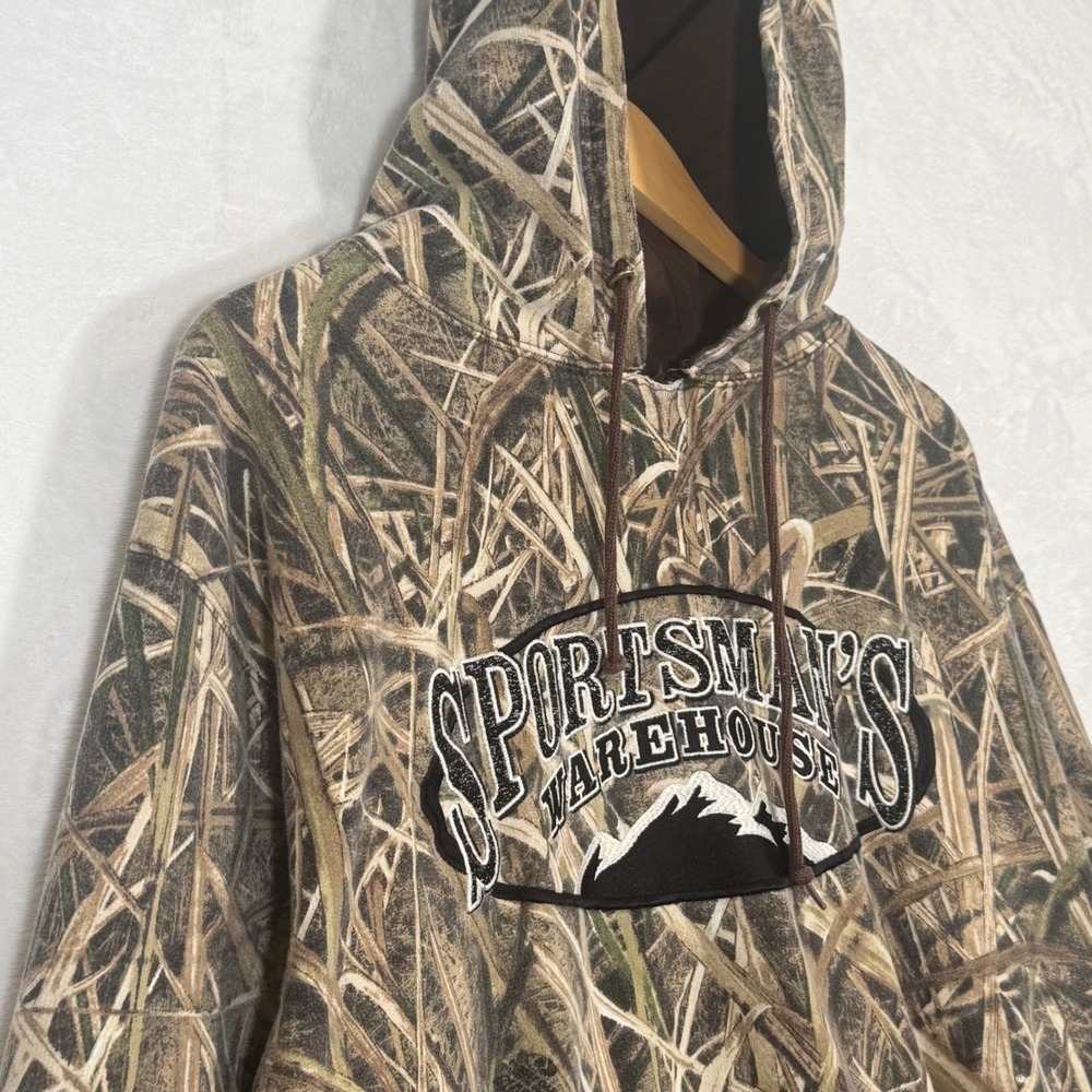 Sportsman's Warehouse Camo Hooded Sweatshirt Large - Picture 3 of 8
